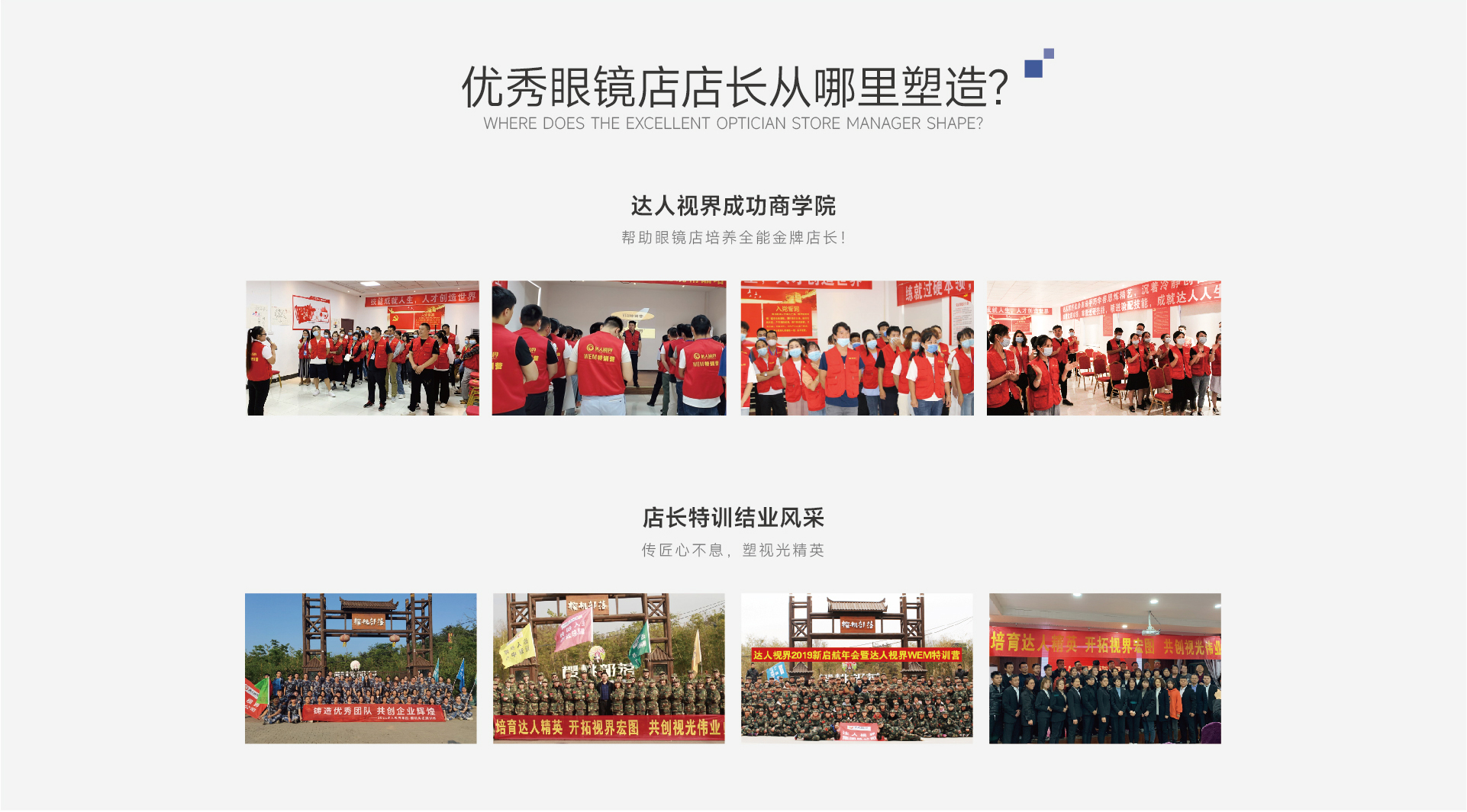 达人视界眼镜店店长培训班